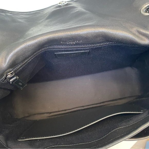 SOLD Saint Laurent YSL Medium Niki Chevron Quilted Bandana Bag - Picture 14 of 16